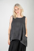 Knitted vest with geometric pattern